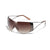 Hip-hop Punk Streetwear Solid Color Pc Square Frameless Women's Sunglasses