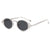 Hip-hop Punk Streetwear Solid Color Resin Oval Frame Full Frame Women's Sunglasses