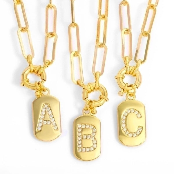 Hip-hop Retro 26 Letters Pendant Chain