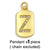 Hip-hop Retro 26 Letters Pendant Chain