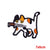 Hip-hop Retro Cat Embroidery Thread Cloth Sticker 1 Piece