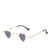 Hip-hop Retro Punk Heart Shape Pc Special-shaped Mirror Full Frame Women's Sunglasses