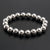 Hip-hop Retro Round Stainless Steel Bracelets