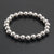 Hip-hop Retro Round Stainless Steel Bracelets