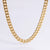 Hip-hop Rock Solid Color Stainless Steel Polishing Plating 18k Gold Plated Long Necklace