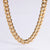 Hip-hop Rock Solid Color Stainless Steel Polishing Plating 18k Gold Plated Long Necklace