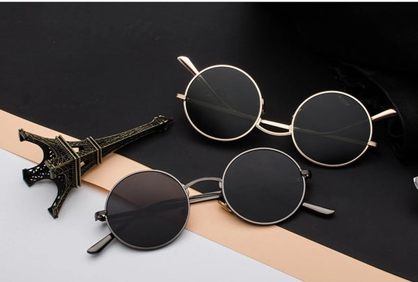 Hip-hop Round Ac Round Frame Full Frame Women's Sunglasses