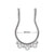 Hip-hop Round Stainless Steel Plating Nose Ring