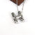 Hip-hop Simple Style Classic Style Letter Copper Silver Plated Pendant Necklace In Bulk