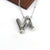 Hip-hop Simple Style Classic Style Letter Copper Silver Plated Pendant Necklace In Bulk