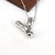 Hip-hop Simple Style Classic Style Letter Copper Silver Plated Pendant Necklace In Bulk