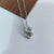 Hip-hop Simple Style Classic Style Letter Copper Silver Plated Pendant Necklace In Bulk