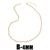 Hip-hop Simple Style Round Solid Color Copper 18k Gold Plated Necklace In Bulk