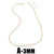 Hip-hop Simple Style Round Solid Color Copper 18k Gold Plated Necklace In Bulk