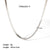 Hip-hop Simple Style Solid Color Stainless Steel 18k Gold Plated Necklace In Bulk