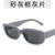 Hip-hop Solid Color Ac Square Full Frame Men's Sunglasses