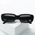 Hip-hop Solid Color Ac Square Full Frame Men's Sunglasses