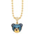 Hip-hop Streetwear Bear Copper 18k Gold Plated Zircon Pendant Necklace In Bulk