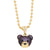 Hip-hop Streetwear Bear Copper 18k Gold Plated Zircon Pendant Necklace In Bulk