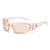 Hip-hop Streetwear Geometric Pc Cat Eye Full Frame Sports Sunglasses