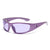 Hip-hop Streetwear Geometric Pc Cat Eye Full Frame Sports Sunglasses