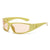 Hip-hop Streetwear Geometric Pc Cat Eye Full Frame Sports Sunglasses