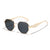 Hip-hop Streetwear Solid Color Ac Polygon Full Frame Women's Sunglasses