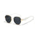 Hip-hop Streetwear Solid Color Ac Polygon Full Frame Women's Sunglasses