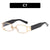 Hip-hop Streetwear Solid Color Ac Square Full Frame Men's Sunglasses