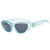 Hip-hop Streetwear Solid Color Pc Cat Eye Full Frame Women's Sunglasses