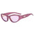 Hip-hop Streetwear Solid Color Pc Cat Eye Full Frame Women's Sunglasses