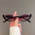 Hip-hop Streetwear Solid Color Pc Cat Eye Half Frame Women's Sunglasses