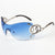 Hip-hop Streetwear Solid Color Pc Square Frameless Women's Sunglasses