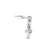 Hollow Star Titanium Steel Hypoallergenic Earrings