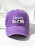 Hot Hat Embroidery SOCCER MOM Love Football Custom Washed Baseball Cap Soft Top Cap