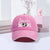 Hot Hat Embroidery SOCCER MOM Love Football Custom Washed Baseball Cap Soft Top Cap