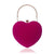 Hot Heart-shaped Handbag Lady Fashion Makeup Bag Evening  Bag Clutch Bag