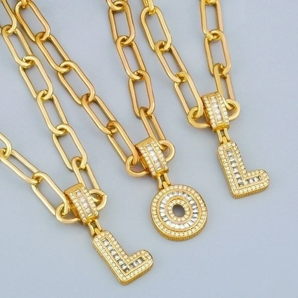 Hot Selling 26 English Letter Pendants Diy Necklace