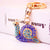 Hot Selling Fashion Creative Cute Diamond Small Snail Car Key Chain