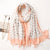 Hot Selling Fashion Retro Small Flower Twill Cotton Scarf