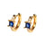 Hot Selling Fashion Simple Personality Inlaid Zircon Hoop Earrings Wholesale