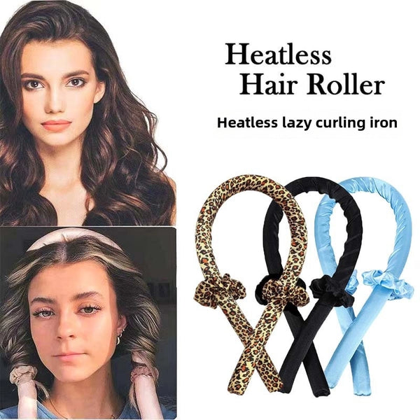 Hot-free Lazy Sleep Curling Iron Pearl Sponge Big Wave Curling Iron Hair Ring Net Red Curling Iron Manufacturers