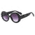 IG Style Basic Simple Style Round Leopard Pc Round Frame Full Frame Women's Sunglasses