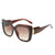 IG Style Basic Simple Style Solid Color Pc Square Full Frame Women's Sunglasses