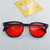 IG Style Classic Style Solid Color Pc Resin Square Full Frame Men's Sunglasses