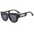 IG Style Color Block Pc Cat Eye Chain Full Frame Women's Sunglasses