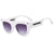 IG Style Color Block Pc Cat Eye Chain Full Frame Women's Sunglasses