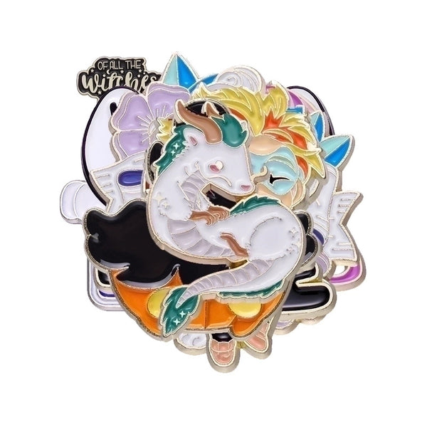 IG Style Cool Style Pin Cartoon Character Letter Alloy Stoving Varnish Plating Unisex Brooches