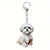 IG Style Cute Funny Dog Arylic Alloy Bag Pendant Keychain