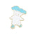 IG Style Cute Pin Cartoon Mushroom Alloy Stoving Varnish Plating Women'S Brooches